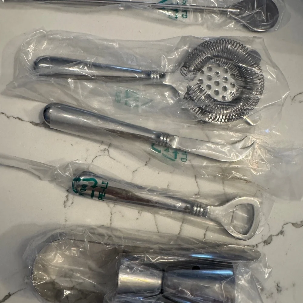 Williams Sonoma Silver Bar Tools Collection